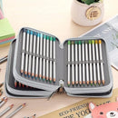 Estojo Escolar/Estojo Box/Estojo De Lápis De Quatro Camadas Com 72 Furos /Material Escolar