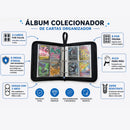 Pokemon ZA Fichário Album Pikachu Para 400 Cards Pasta Colecionador Com Ziper