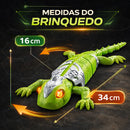 Lagarto Controle Remoto Escalador de Parede 360° LED Sucção Vácuo Brinquedo Infantil