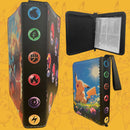 Pokemon ZA Fichário Album Pikachu Para 400 Cards Pasta Colecionador Com Ziper