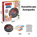 Jogo De Tabuleiro Desenlace Com Elásticos Raciocínio Lógico Para Crianças - Paki Toys